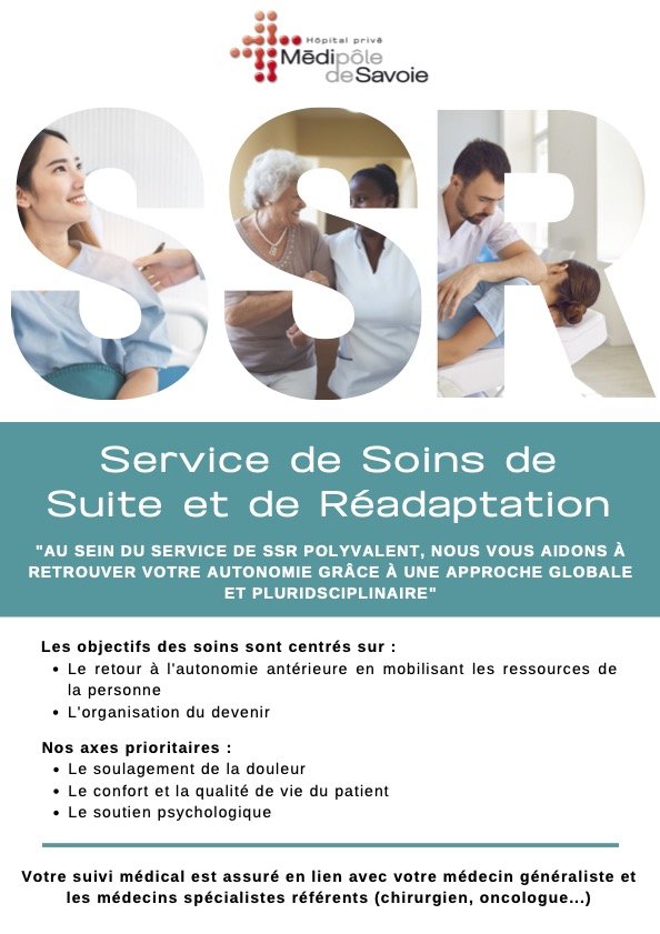 Livret Accueil Ssr Médipôle De Savoie