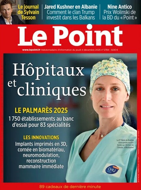 Le Point Classement Hôpitaux Et Cliniques 2025